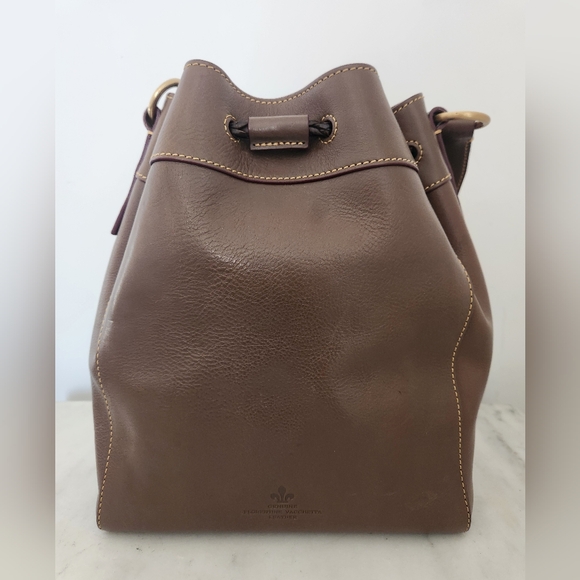 Elephant Dooney & Bourke Florentine Hattie Leather Bucket Bag & New Wallet - Picture 3 of 13